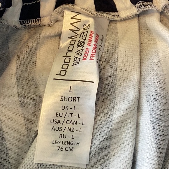 boohooMAN | Jacquard Stripe Shirt & Shorts - Picture 9 of 10